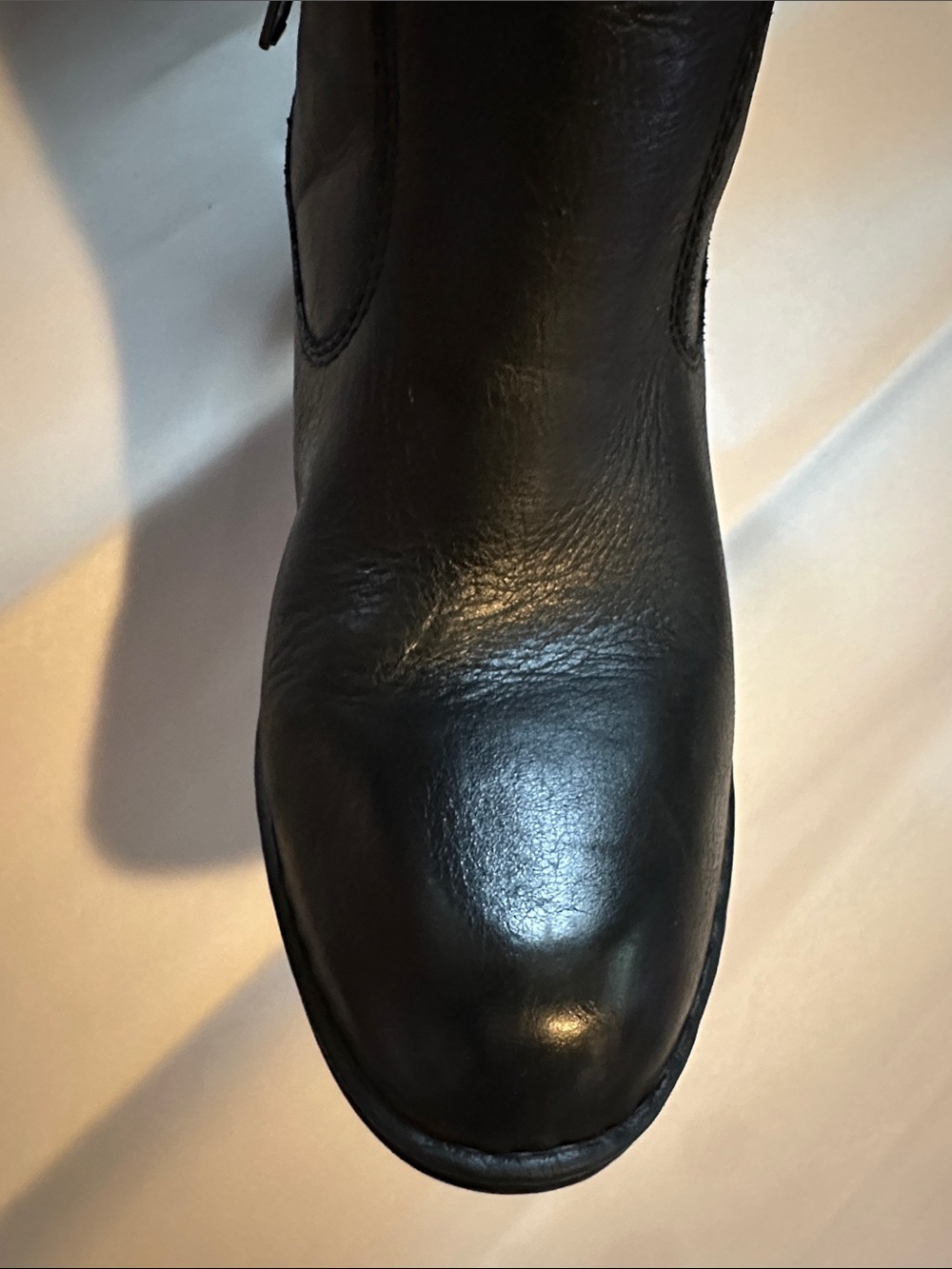 Born Mila Black Leather Boots New - Picture 6 of 10